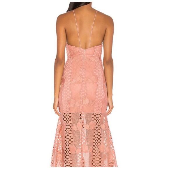 Revolve Endless Rose Lace midi Mermaid Midi Dress Size M - Picture 2 of 7